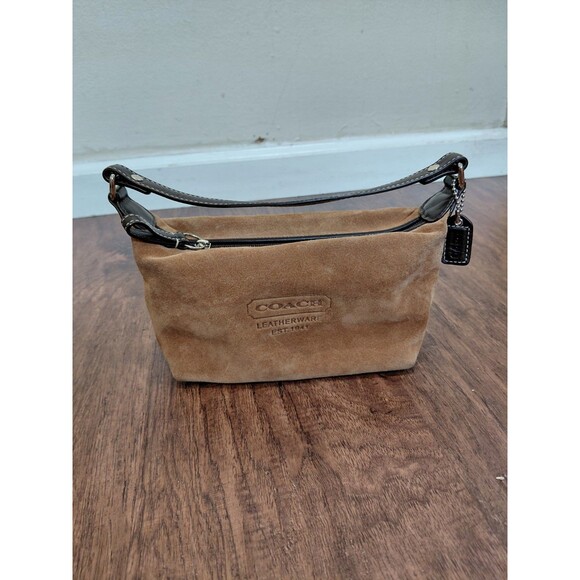 Coach Handbags - coach Mini handbag brown Suede